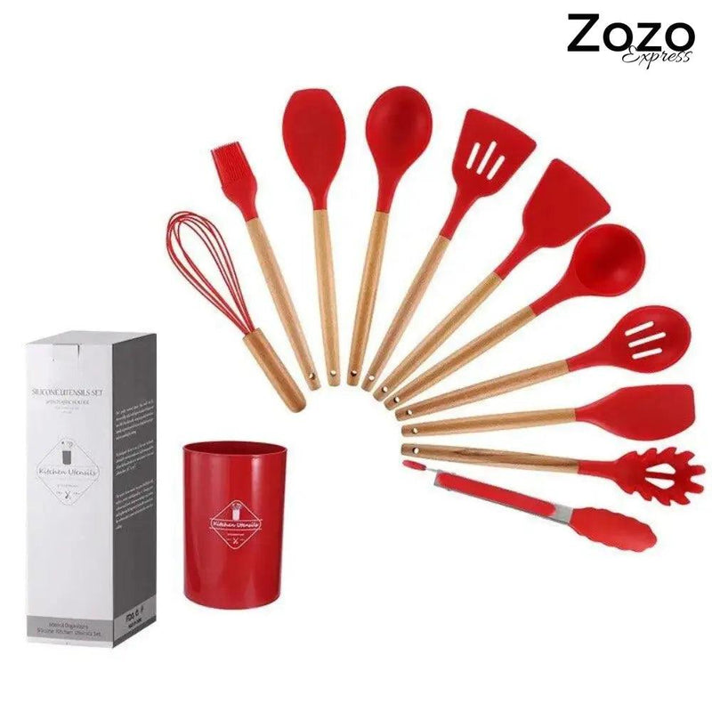 Utensílios de Cozinha de BamBu/12 Unidades - Zozo Express - Zozo Express