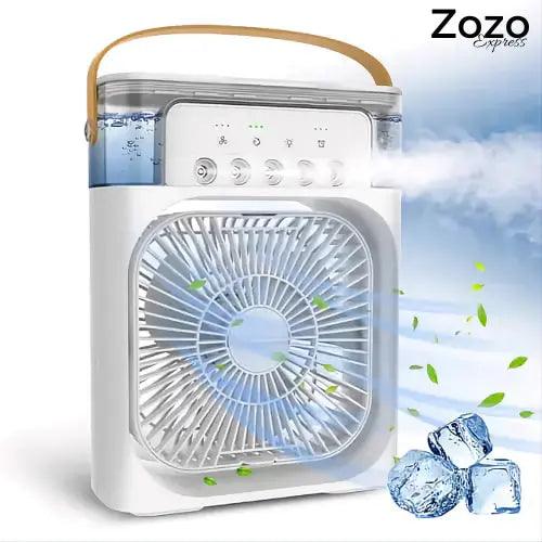 Mini Climatizador de ar/ com água e gelo - Zozo Express