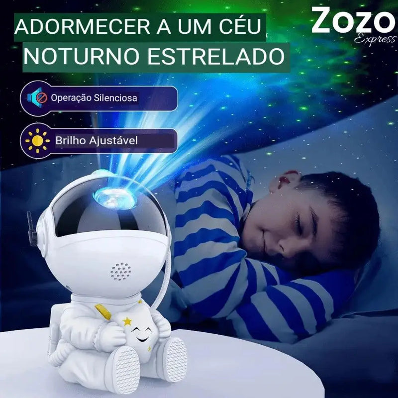 Astronauta Celestial - Tenha um Galaxia exclusiva no seu Quarto - Zozo Express