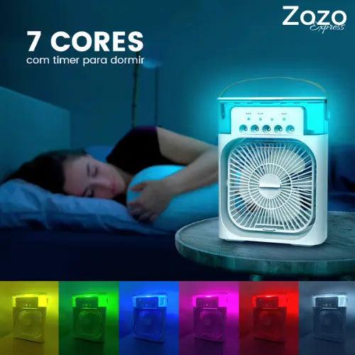 Mini Climatizador de ar/ com água e gelo - Zozo Express