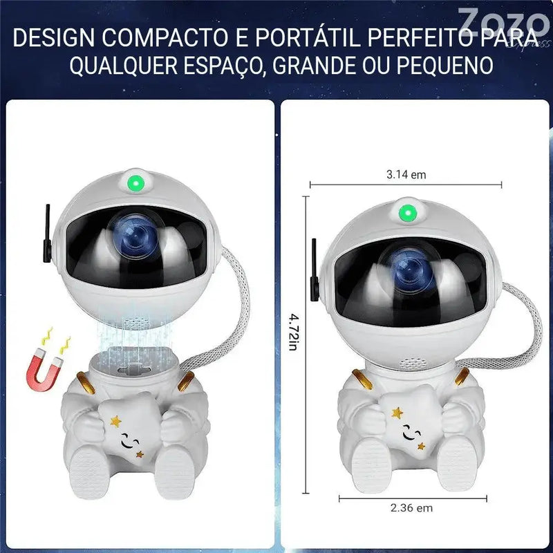 Astronauta Celestial - Tenha um Galaxia exclusiva no seu Quarto - Zozo Express